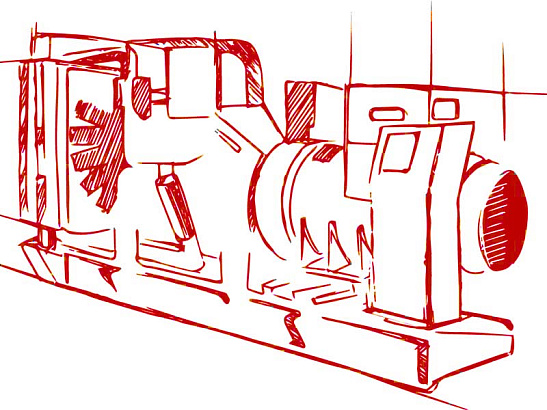 Высоковольтная электростанция 1100 кВт 10,5 В двигатель Baudouin